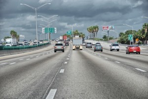 Beautiful interstate of Florida