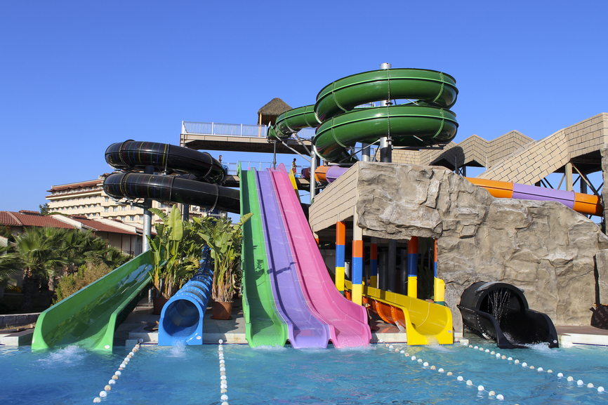 Water park pipes